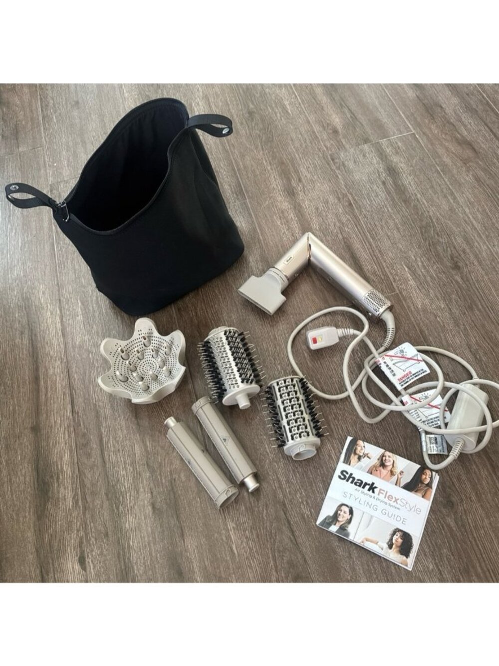 New Shark FlexStyle Airwrapping Stylers Diffuser Blow Dry Brushes